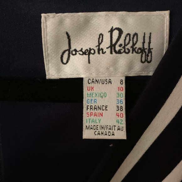 Joseph Ribkoff Striped Dress - Picture 5 of 6